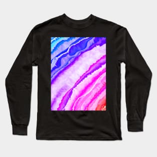 Fancy Ocean Waves Long Sleeve T-Shirt